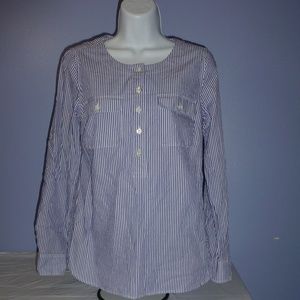 Women's Vineyard Vine  Popover Long Sleeve Blouse